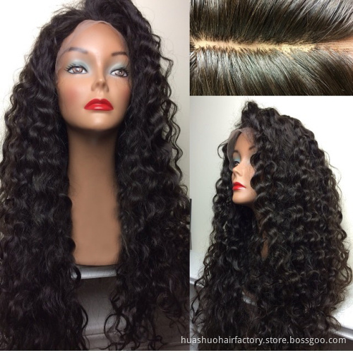 Raw Virgin Cuticle Aligned Brazilian Human Hair Transparent HD Lace Front Wig With Baby Hair For Black Women